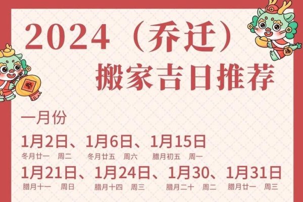 2024年乔迁入宅吉日一览表—为您的新居带来好运与幸福-红迪亚