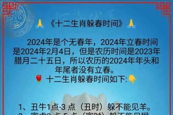 2024年躲春时间详解-红迪亚