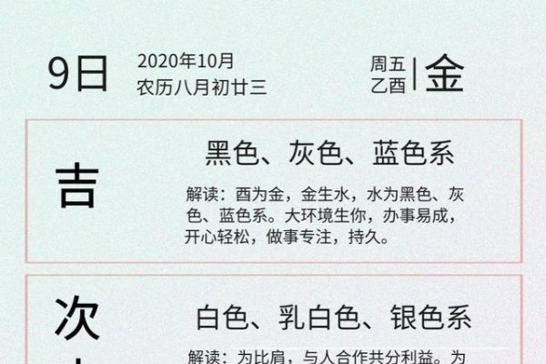 2021年10月9日五行穿衣指南-红迪亚