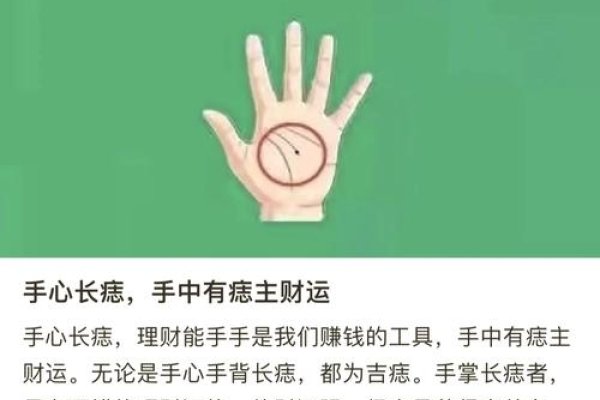 掌心有痣，寓意富贵情缘与命运非凡的征兆-红迪亚