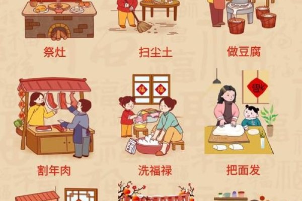 腊月二十八的风俗，发面、贴年画春联窗花，蒸枣花和馒头等准备过年主食。-红迪亚