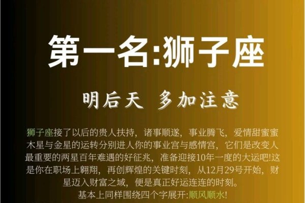 狮子座运势详解,事业财运亨通,感情需谨慎,为,,狮子座的未来展望,挑战与机遇并存的一年-红迪亚