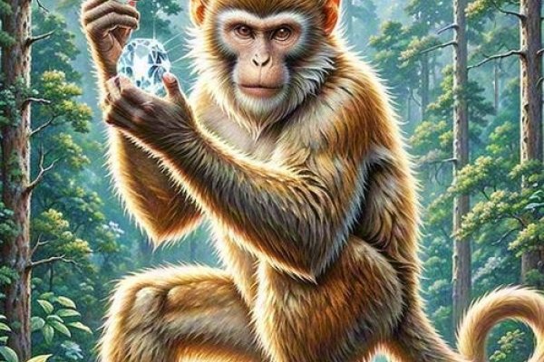 眼花缭乱生肖猴-红迪亚