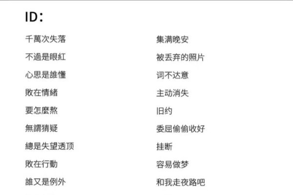 游戏昵称80个，神秘莫测、风烛残年 、魔帝殇邪-红迪亚