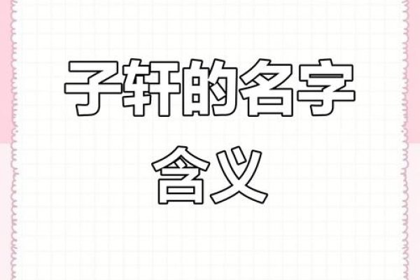 子轩是什么意思（子轩这个名字的意思是什么）-红迪亚